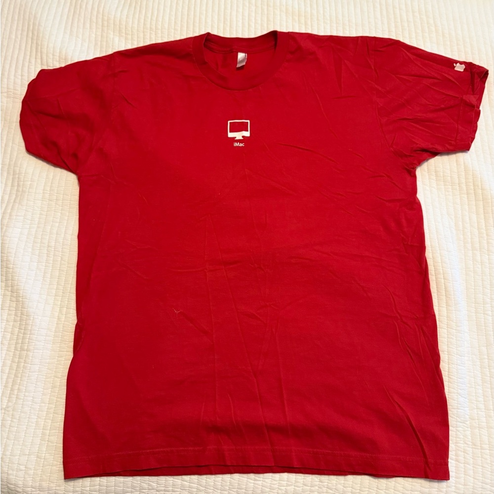 American Apparel Red Iconic Tee